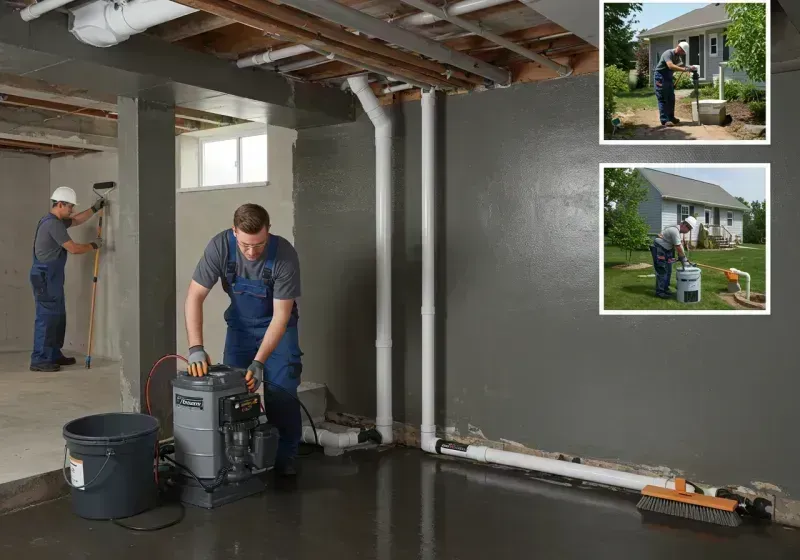 Basement Waterproofing and Flood Prevention process in New Haven, IN